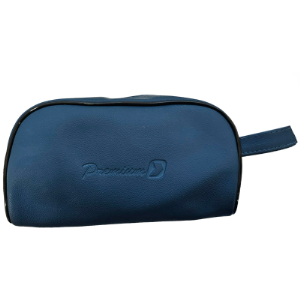 Necessaire couro azul